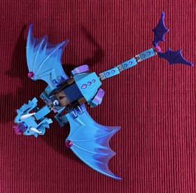 LEGO Elves Blue Water Dragon 4117 The Water Dragon Missing 2 Pieces
