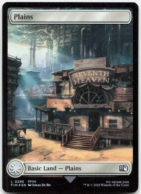 PLAINS (0295) 295 LAND FINAL FANTASY MAGIC: THE GATHERING FOIL NM/M