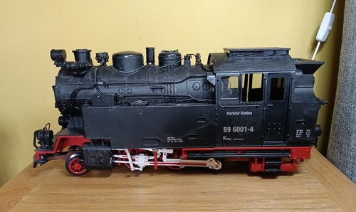 RC Newqida 99 6001-4 Hafenbahnhof Lokomotive Spur G Gartenbahn Motor | Condition: For parts or not working