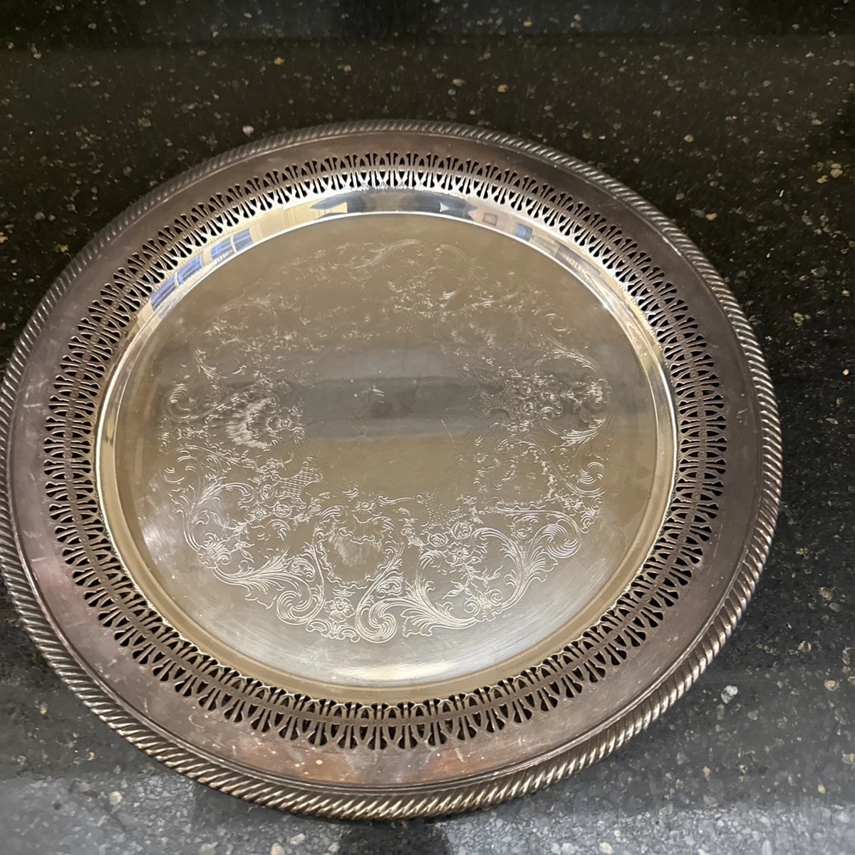Wm. Rogers & Son 1900-1940 Antique US Silver-Plated Platters