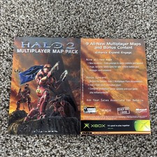 RARO DE COLECCIÓN Xbox Halo 2 Multijugador Mapa Pack Imán VIDEOJUEGO PROMOCIÓN IDEA DE REGALO