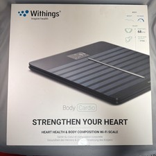 WITHINGS Body Cardio   Wi-Fi Smart Scale w/ Body Composition Heart Health BLACK