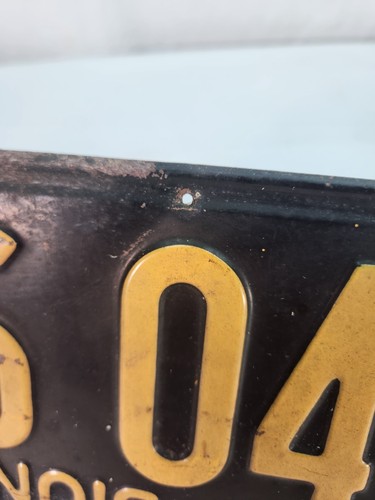 Illinois 1942 Vtg License Plate 126 049 Antique Auto Man Cave Decor Collector - Picture 7 of 10