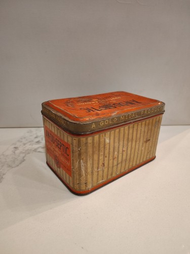 Vintage An-Du-Septic Dustless Blackboard Crayon Tin Gold Medal Product - Picture 6 of 16