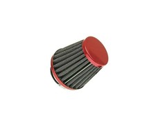 Luftfilter POWERfilter Renn Sportluftfilter 38mm rot Mofa Roller Moped Quad ATV