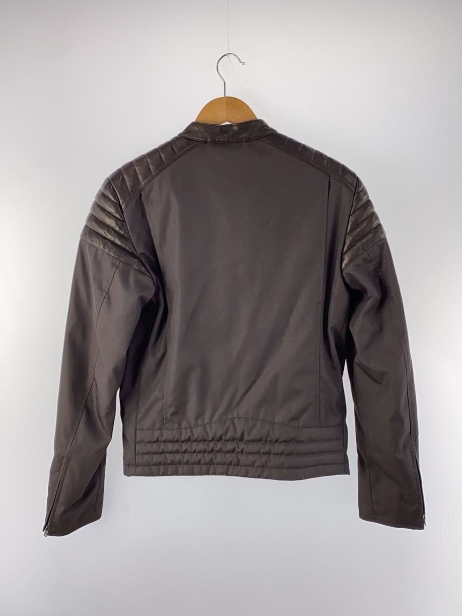 GUCCI / レザーヨーク切替中綿ジャケット/44/ポリエステル/BRW/244088 Z4101 GUCCI Leather Yoke Panel Quilted Jacket 44 Polyester BRW 244088