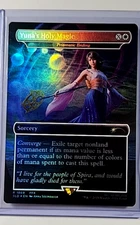 2025 MTG Magic the Gathering SLD Secret Lair Borderless Foil Yuna's Holy Magic