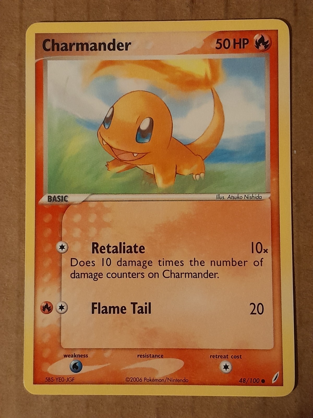 Pokemon Charmander 48/100 Crystal Guardians NM See Pictures