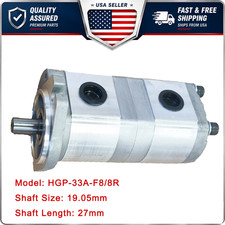 Hydraulic Tandem Double Gear Pump HGP-33A-F8/...