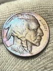 1916 Buffalo Nickel, Gem AU+++++ High Grade Toned Nice Color WOW* Full Horn