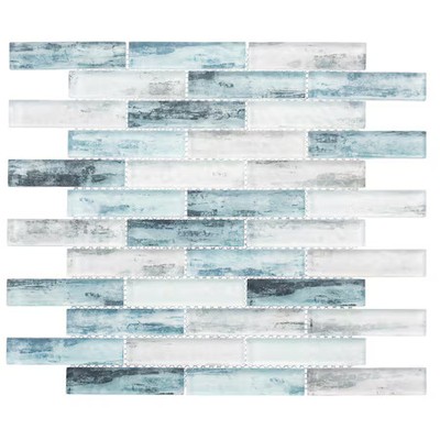 ANDOVA TILES ANDGIO403 ANDOVA TILES Giovan 1'' x 4'' Glass Brick Joint Mosaic Tile