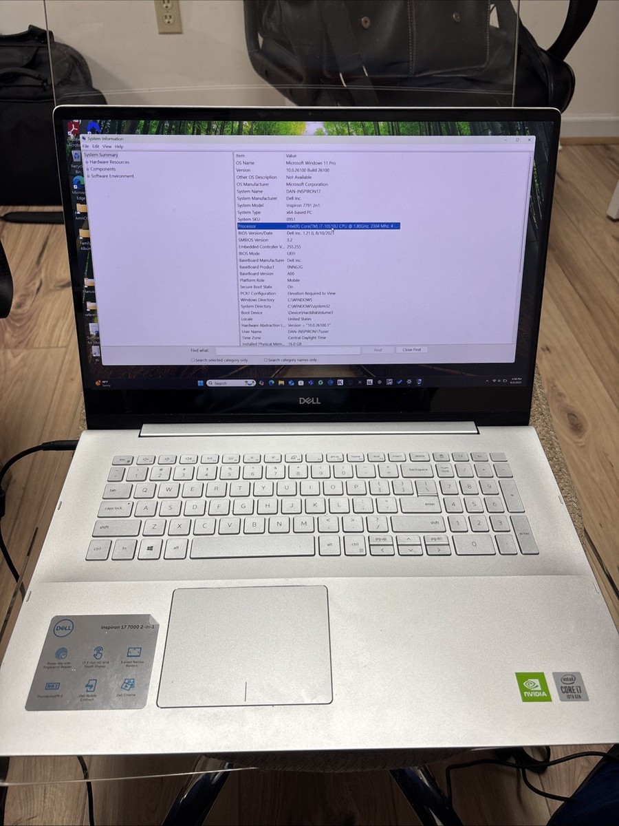 ジャンク DELL Inspiron 17 7000 ノートPC Dell - Inspiron 7000 2-in-1 17 Windowsノート本体