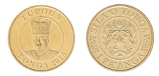 Tonga 1 Pa'anga, 2015, KM #230, Mint