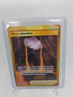 Magmabecken | Brilliant Stars | 185/172 | Gold Fullart | Deutsch | NM Pokemon