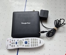 Google Fiber TV Box Model GFHD200 with power supply and remote