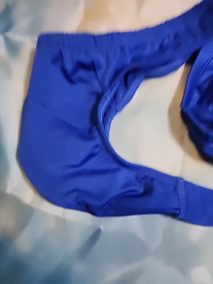 Vintage Undergear AN078 Men Contour Micro Thong Blue Large Nwt Rare - Image 4 of 4