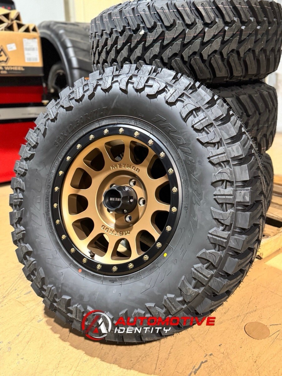 17x8.5 Method MR305 NV Bronze Wheels 35