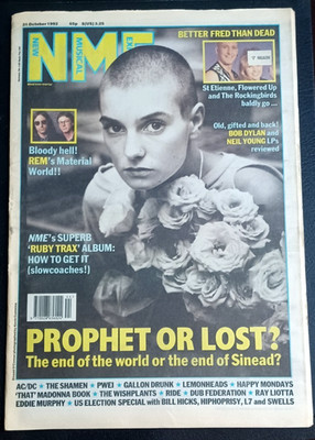 NME New Musical Express Oct 1992 Sinead O'Connor AC/DC  MINT!