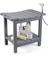 Shower Bench Waterproof Shower Stool for Inside of Shower holds 350LBS