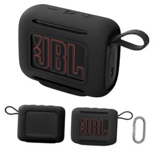 for JBL Go 5 Waterproof Bluetooth Speaker Silicone Cover  Black