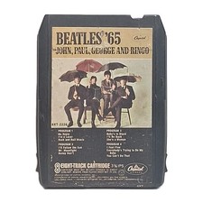 The Beatles Beatles 65 JOHN,PAUL,GEORGE,RINGO 8 Track Cartridge Untested