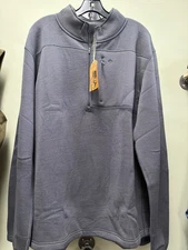 Duck Camp Mens Barnburner Half Zip Gray Size XXLarge New w/ Tags