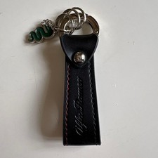Alfa Romeo Leather Keychain Key Ring Key Fob Rare Japan Unused Gift Present