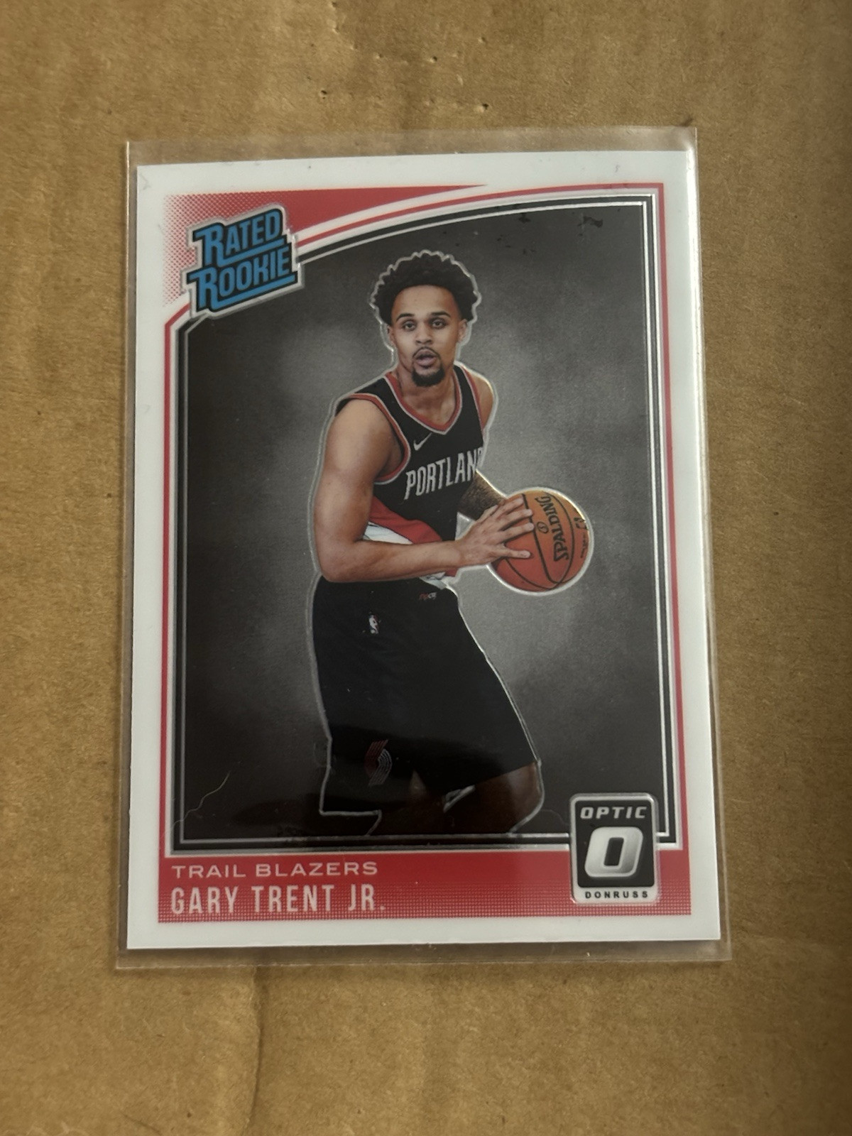 2018-19 Panini Donruss Optic Gary Trent Jr. #199 Rated Rookie Card RC Blazers