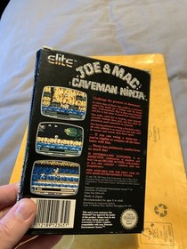 Joe & Mac Caveman Ninja NES - Rare retro game boxed with inner sleeve - Nintendo
