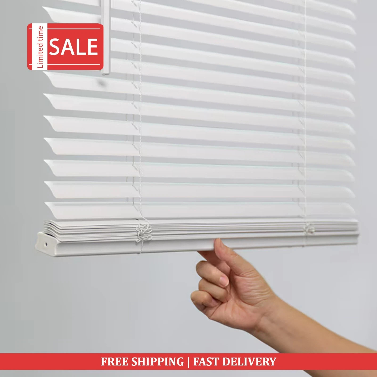 Window Shades - Cordless Mini Blinds Ajustabel to 64" Long - 23" Wide - 43 Inch