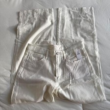 Gap Women's White and Cream Trousers