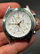 Breitling J CLASS Chronograph GMT D53067 Men Watch For Parts Or Repair