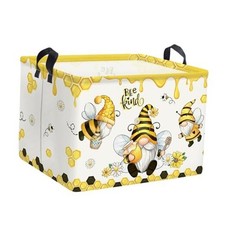 Spring Summer Flower Honeybee Storage Basket Gnome Bee Baby Gift Kid Clothes