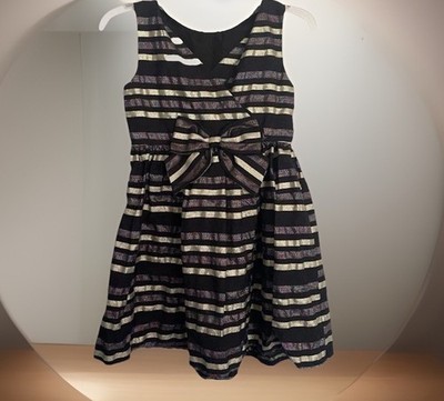 Black & Gold Girls Size 5T Dress All Occasions Boho-Chic Sassy