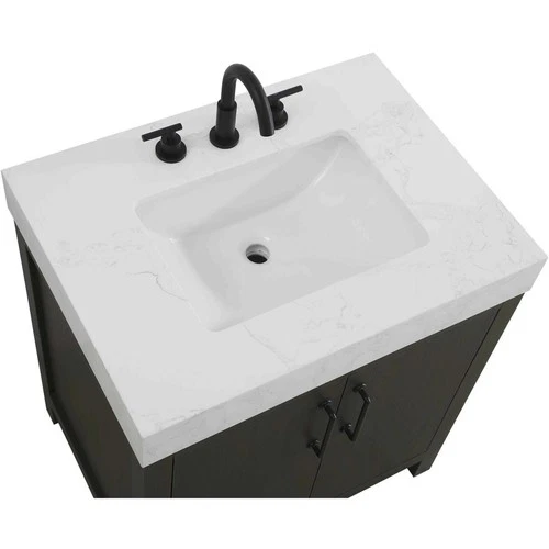 Elegant Lighting VF60630MMB Nathan Vanity Mocha Brown - Picture 8 of 11