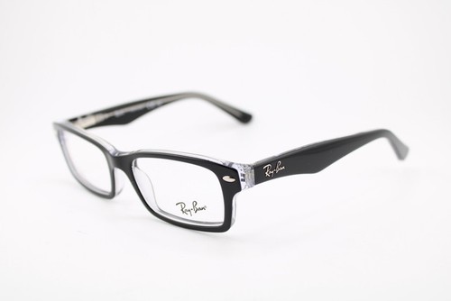 NEW RAY-BAN JUNIOR JR RB 1530 3529 BLACK CLEAR AUTHENTIC EYEGLASSES 48-16