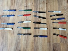 Lot Of 20 Long Lake Antiques Spicer, MN 56288 Vintage Advertising Folding Razor