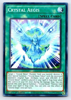 Crystal Aegis Common Structure Deck: Legend of the Crystal Beasts SDCB-EN017 LP