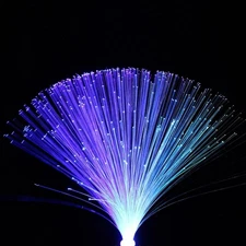 Tookie Fiber Optic Lamp, LED Colourful Changing without box, As Picture Show 