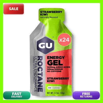 Gu Energy Roctane Ultra Endurance Energy Gel Vegan Gluten-Free Kosher And