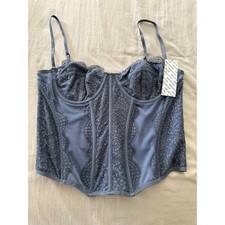 Out From Under Urban Outfitters NWT Lace Corset Cami Top Fairy Grunge Size XL