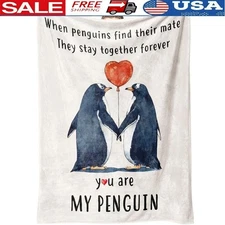 Cozy Romantic Love Blanket Warm Gift Him/Her Perfect Anniversary Couples New