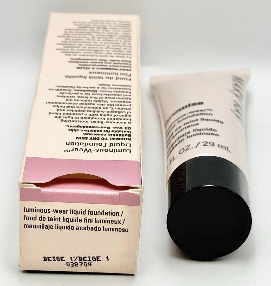 Mary Kay Timewise Luminous-Wear Liquid Foundation Beige 1 - 038704 Normal to Dry - Image 3 of 3