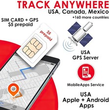 GPS card Smart Watch SIM Card Kit Unlimited Data 4G Kids SmartWatches - Roaming
