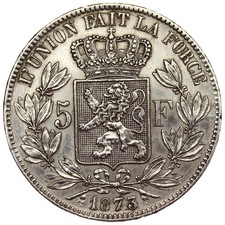 1873 Year Belgian Coins for sale | eBay