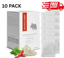 Peppermint Oil Rodent Repellent – 10-Pack, 40g – Effective Mice Control