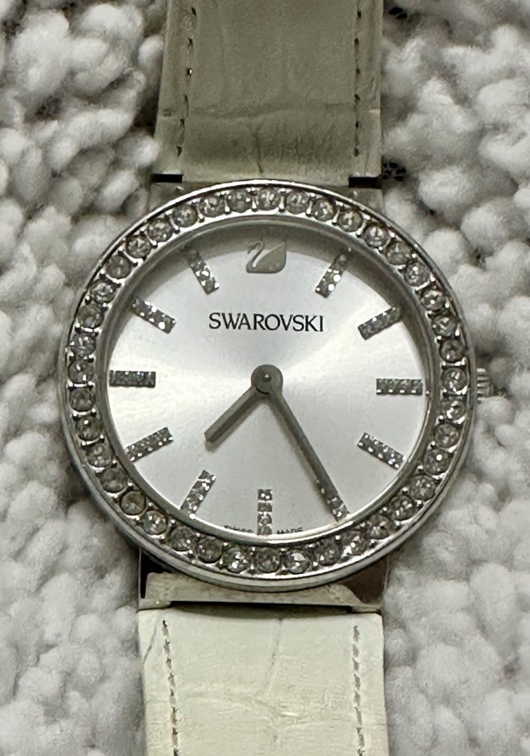 Swarovski 1185826 Women's Swiss Crystal Watch New Battery | eBay