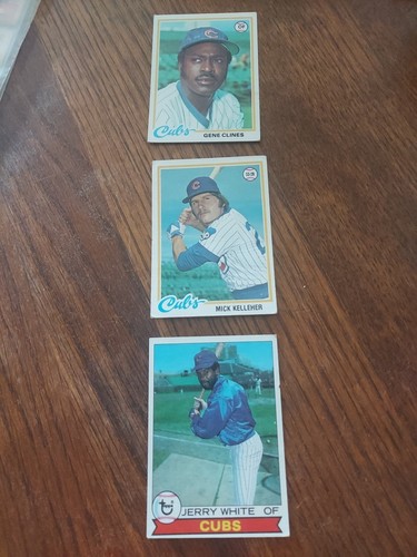 Vintage Lot of (9) Topps 1978-1979 CHICAGO CUBS Baseball Cards - Bild 2 von 7