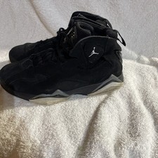 Nike Boys Air Jordan True Flight Black Basketball Shoes Sneakers 8