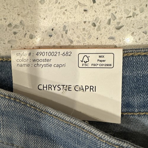Nine West Damengröße 12 Chrystie Capri mittelhoher Bund konturblau - Bild 4 von 10